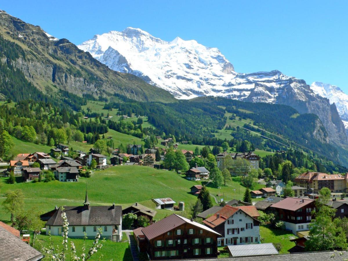 Apartment Eigersonne Wengen Extérieur photo