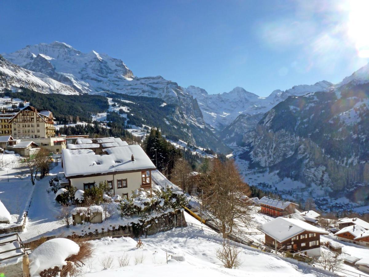 Apartment Eigersonne Wengen Extérieur photo